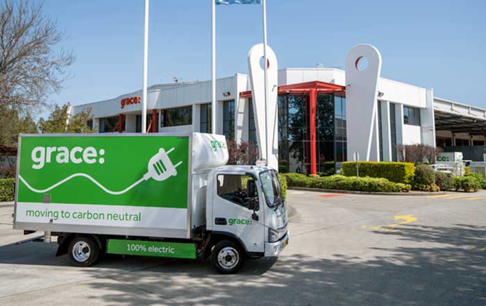 grace removals welcomes first electric truck